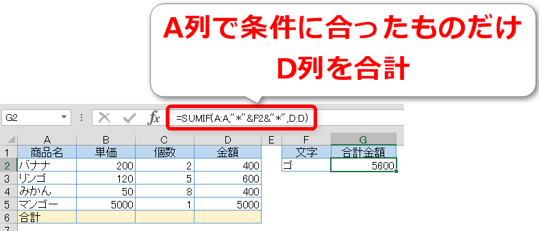 条件付きのsumproduct関数の使い方とよく出くわすエラーの回避方法