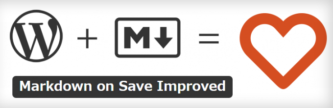 WordPressプラグインMarkdown on Save Improved