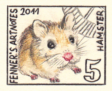 ハムスターの切手