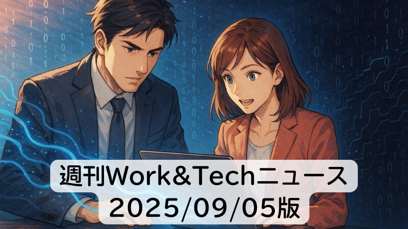 週刊Work&Techニュース 2025/09/05版: 「バイブハッキング」の実態/Googleは「Chrome」売却不要ほか