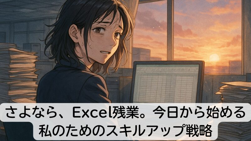 さよなら、Excel残業。今日から始める、私のためのスキルアップ戦略