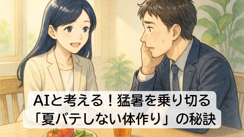 AIと考える!猛暑を乗り切る「夏バテしない体作り」の秘訣