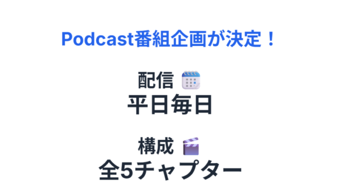 Podcast番組企画