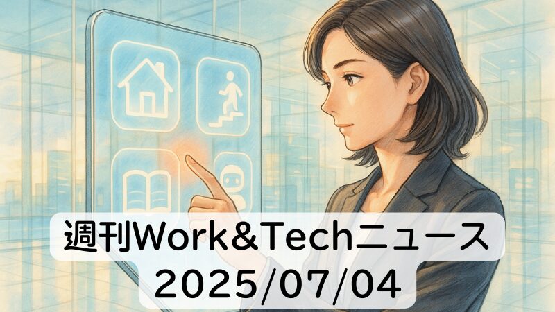 週刊Work&Techニュース 2025/07/04