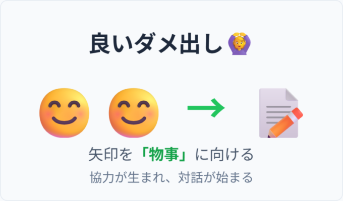 良いダメ出し