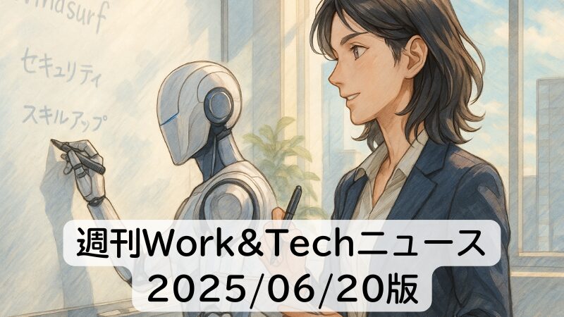 週刊Work&Techニュース 2025/06/20版