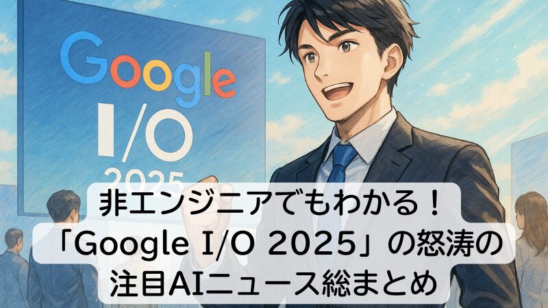 非エンジニアでもわかる!「Google I/O 2025」の怒涛の注目AIニュース総まとめ