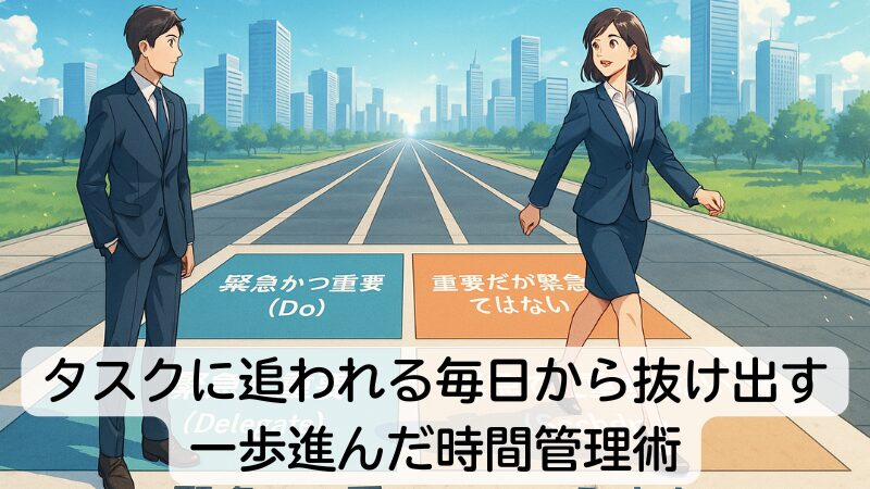 タスクに追われる毎日から抜け出す一歩進んだ時間管理術