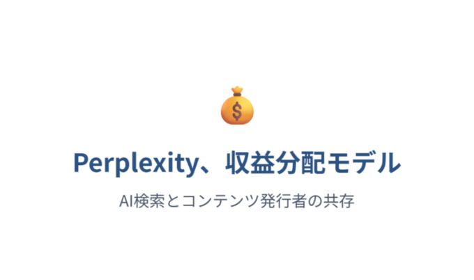 Perplexity収益分配