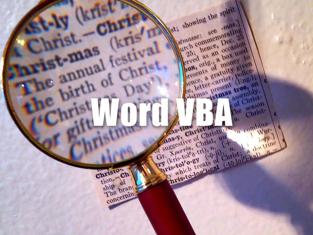 word vba